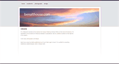 Desktop Screenshot of benalthouse.com